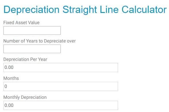 How do I Calculate Depreciation Depreciation Calculator