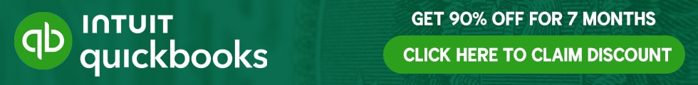 QuickBooks discount banner