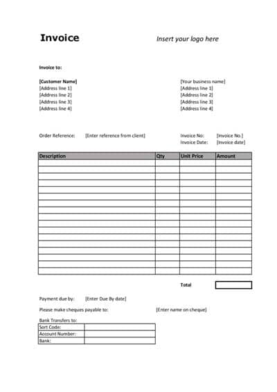 What is a Sales Invoice Sales Invoice Example