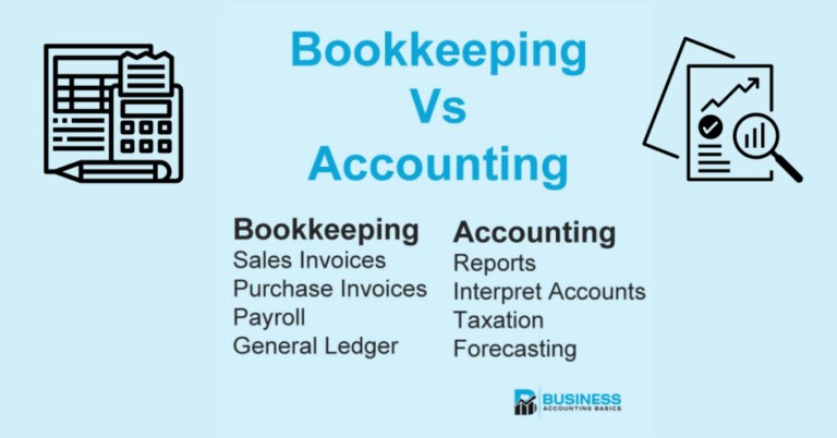 Difference betweeen bookkeeping and accounting