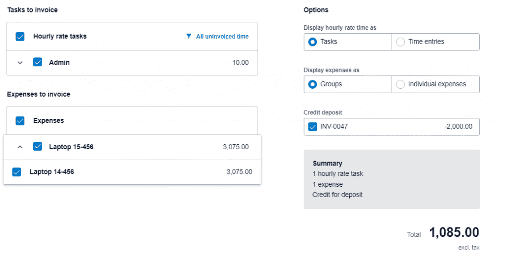 Xero Project Management Software Xero projects how to invoice