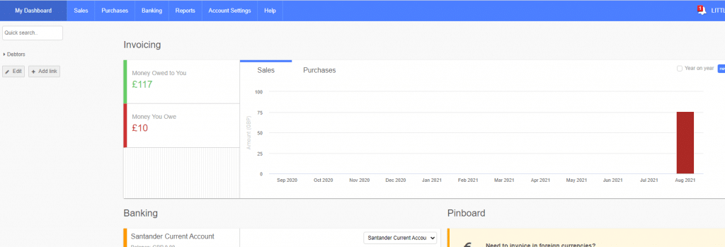 Best Accounting Software for Small Business in 2025 Quickfile accounting software dashboard
