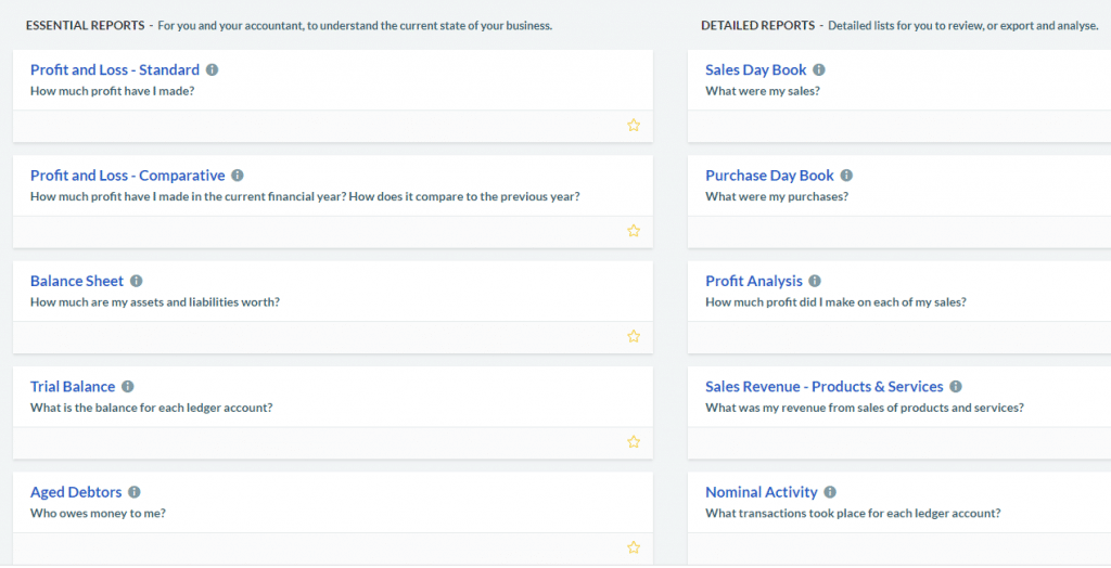 Accounting Software for Charities Sage Accounting Software Reports