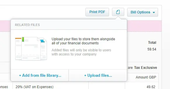 Xero Attach Source Document